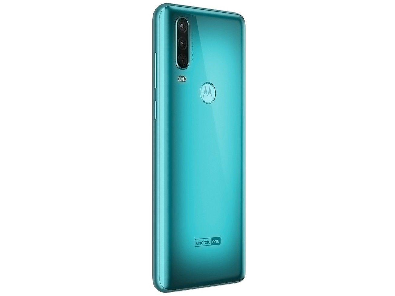 Smartphone Motorola One Action 128GB Aqua Marine 