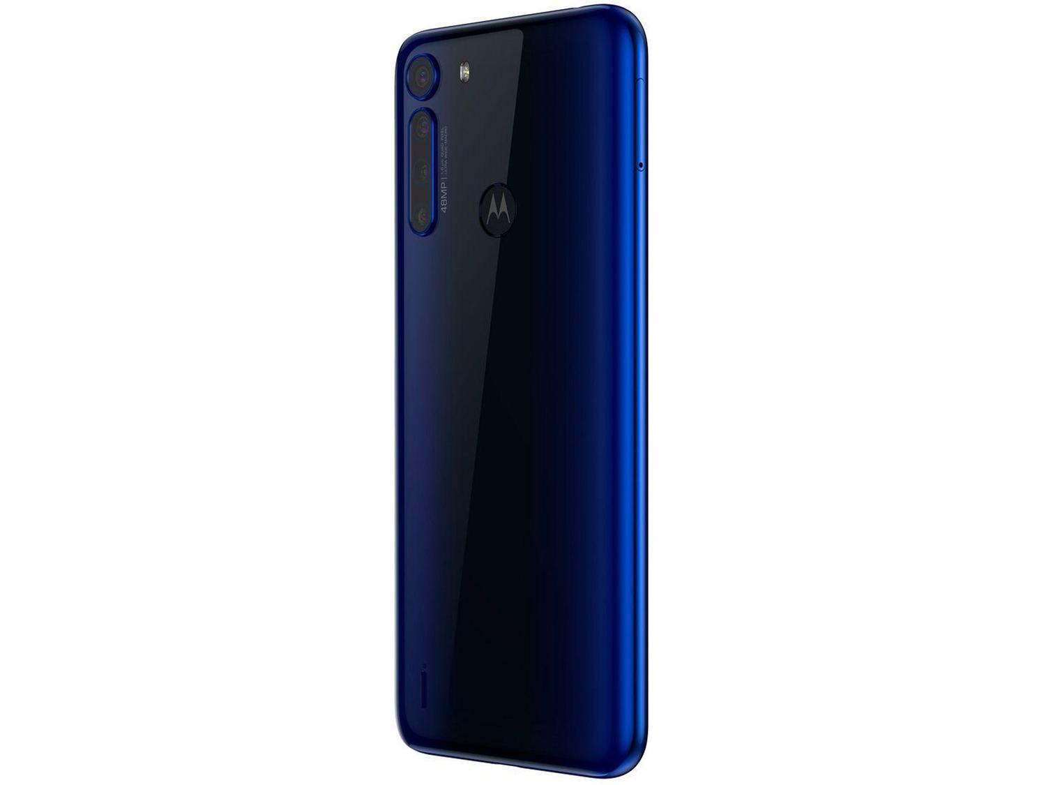 Smartphone Motorola One Fusion 128GB Azul Safira - 4GB RAM Tela 6,5” Câm.  Quádrupla + Selfie 8MP - Motorola One - Magazine Luiza