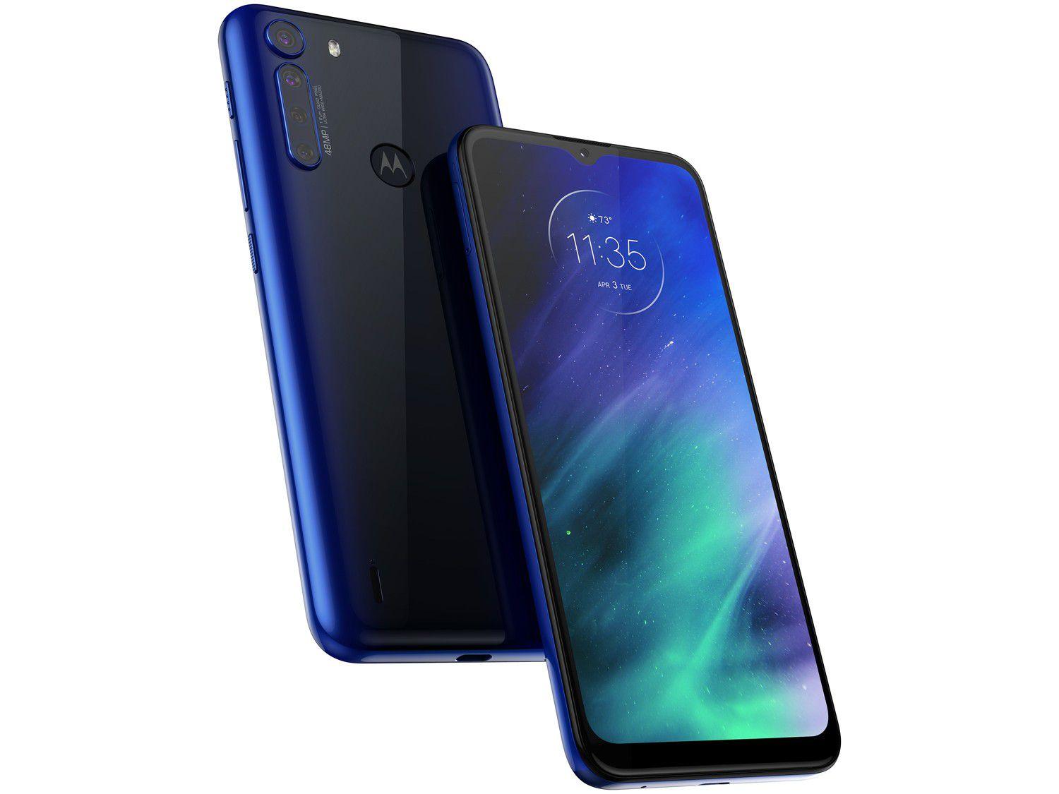 Smartphone Motorola One Fusion 64GB Azul Safira