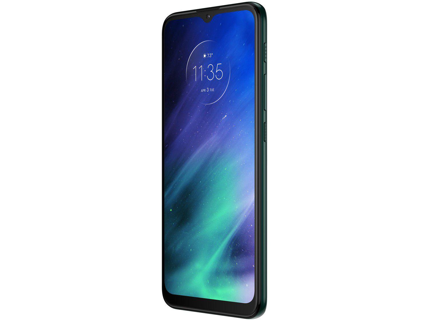 Smartphone Motorola One Fusion 64GB Verde - Esmeralda 4G 4GB RAM Tela 6,5” Câm. Quádrupla