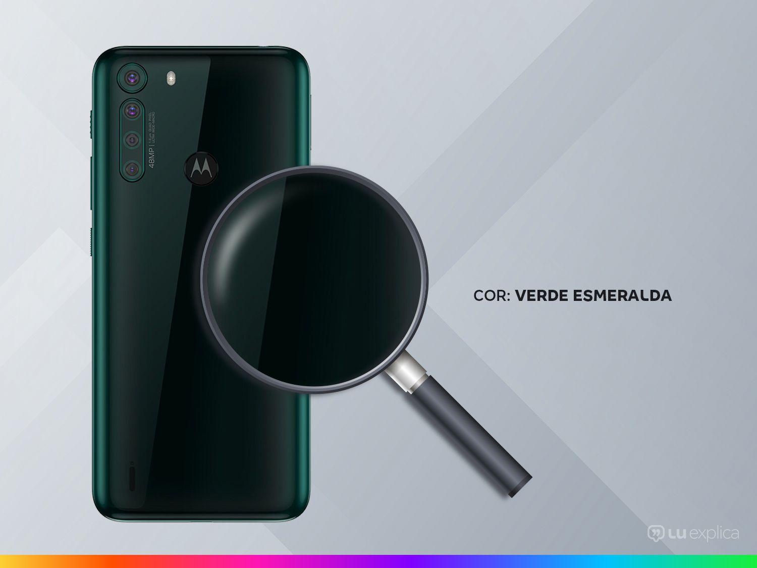Smartphone Motorola One Fusion 64GB Verde - Esmeralda 4G 4GB RAM Tela 6,5” Câm. Quádrupla