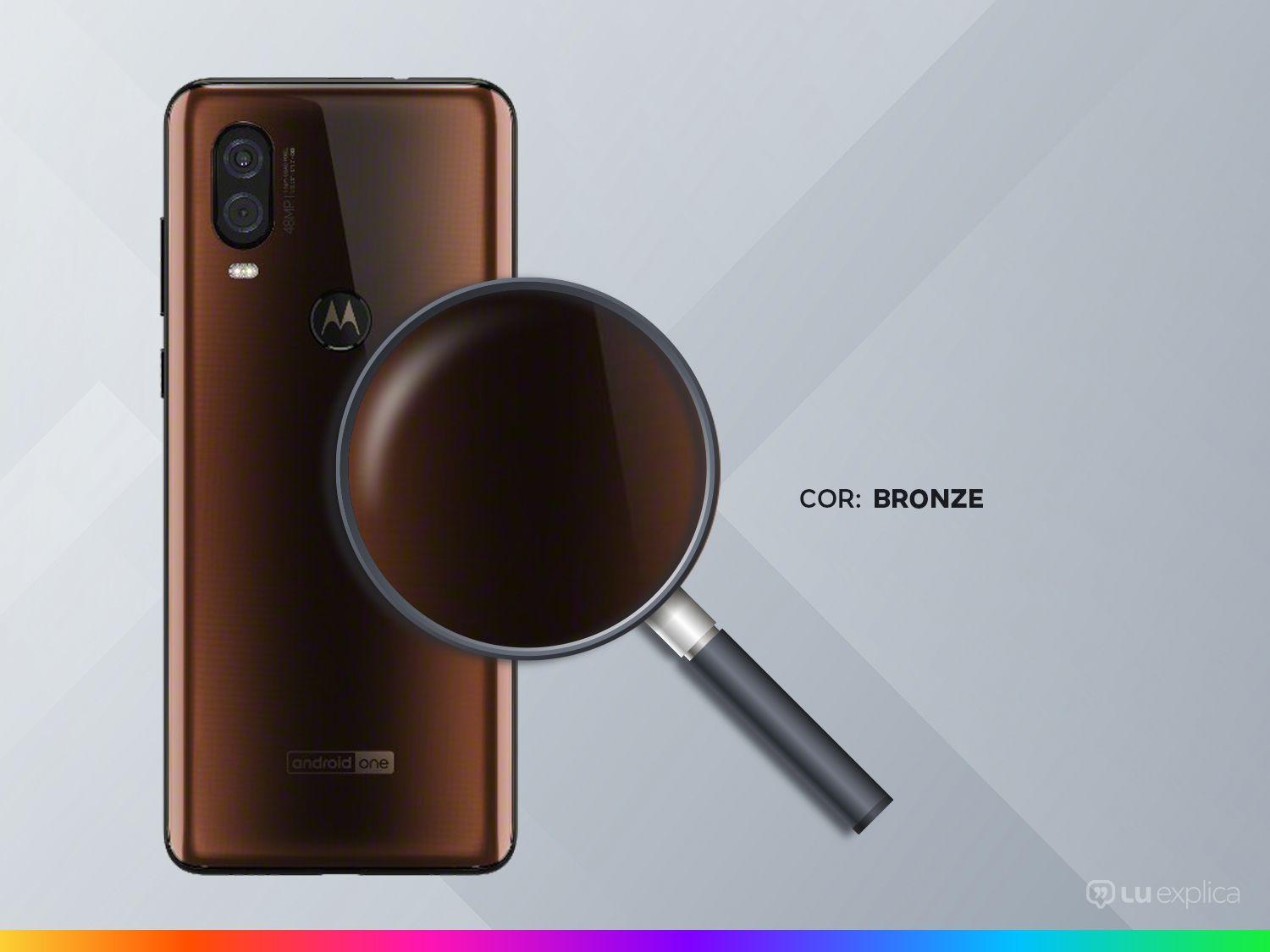 Smartphone Motorola One Vision 128GB Bronze