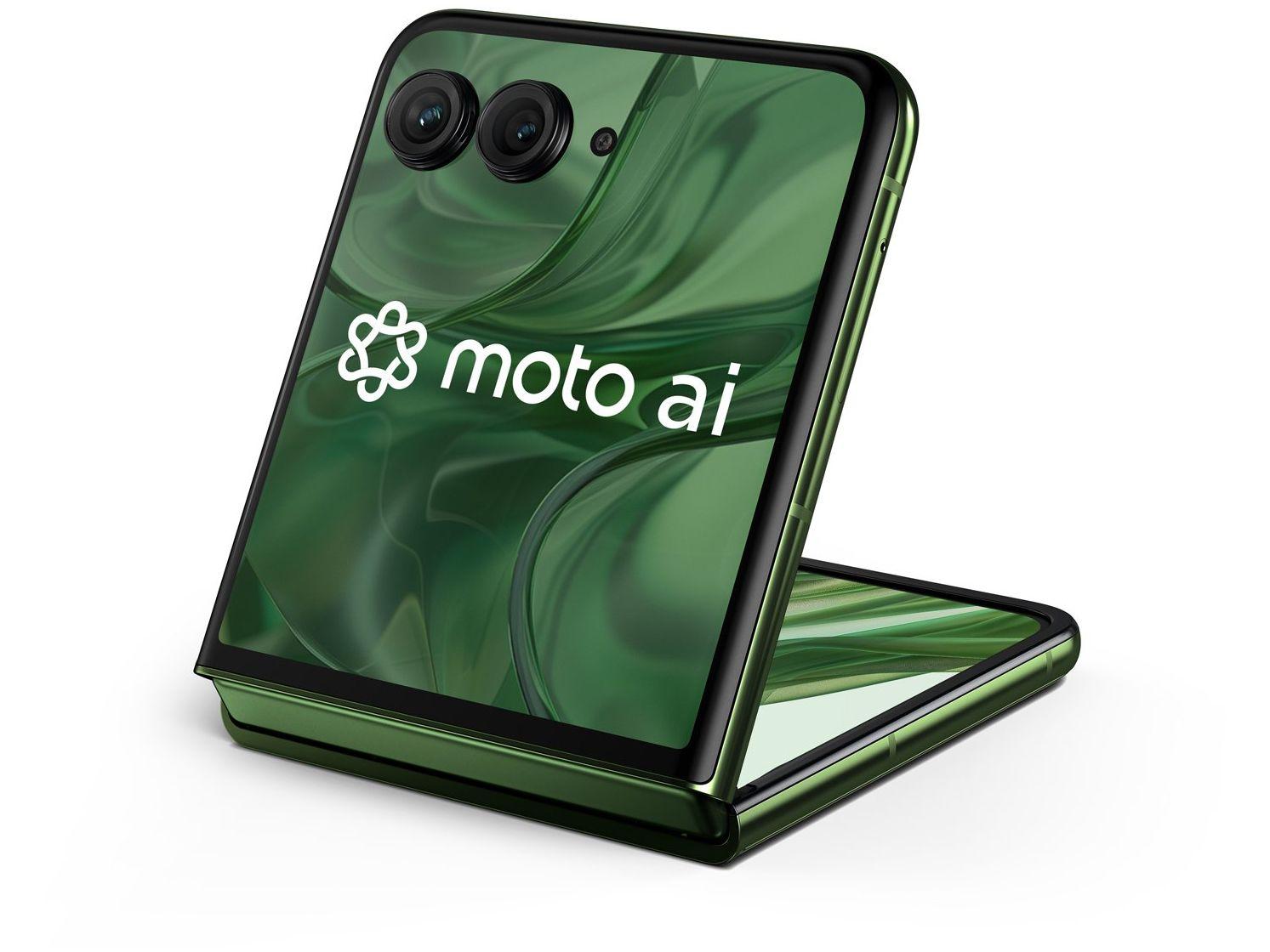 Smartphone Motorola Razr 50 Ultra 512GB Forest Green 5G 12GB RAM 6,9" Câm. Dupla + Selfie 32MP Dual Chip