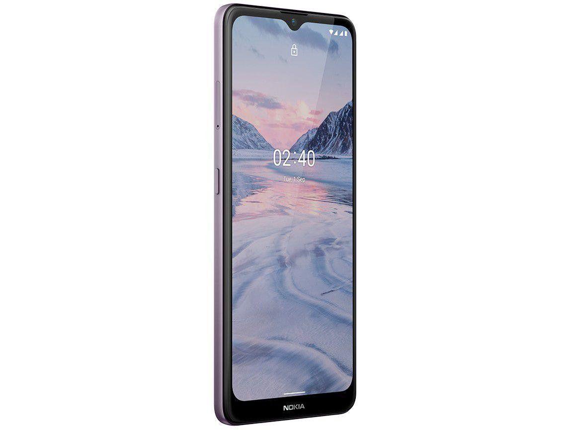 Smartphone Nokia 2.4 64GB Roxo 4G Octa-Core 3GB RAM Tela 6,5” Câm
