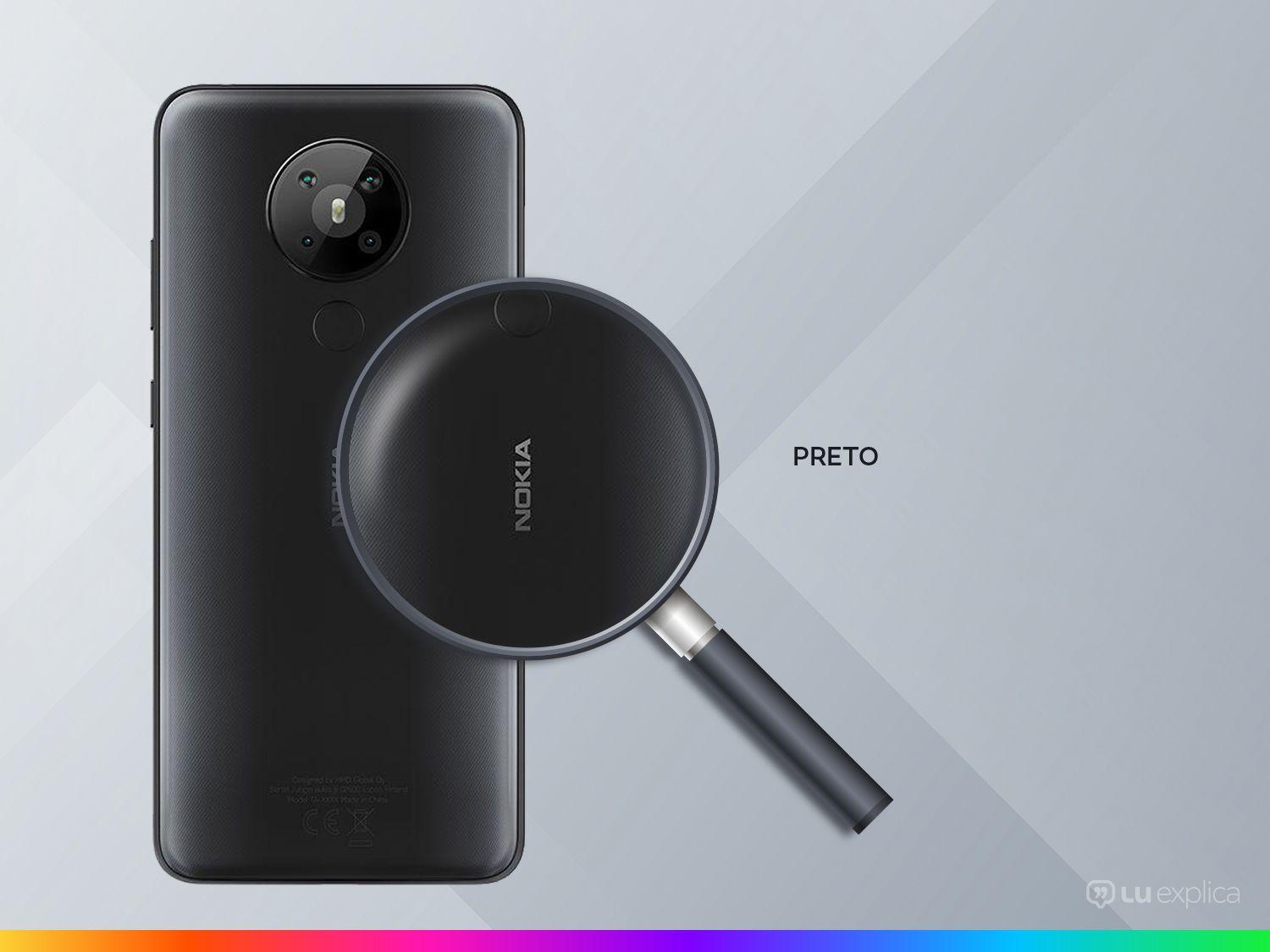 Smartphone Nokia 5.3 128GB Preto 4G Octa-Core 4GB RAM 6,55” Câm. Quádrupla + Selfie 8MP