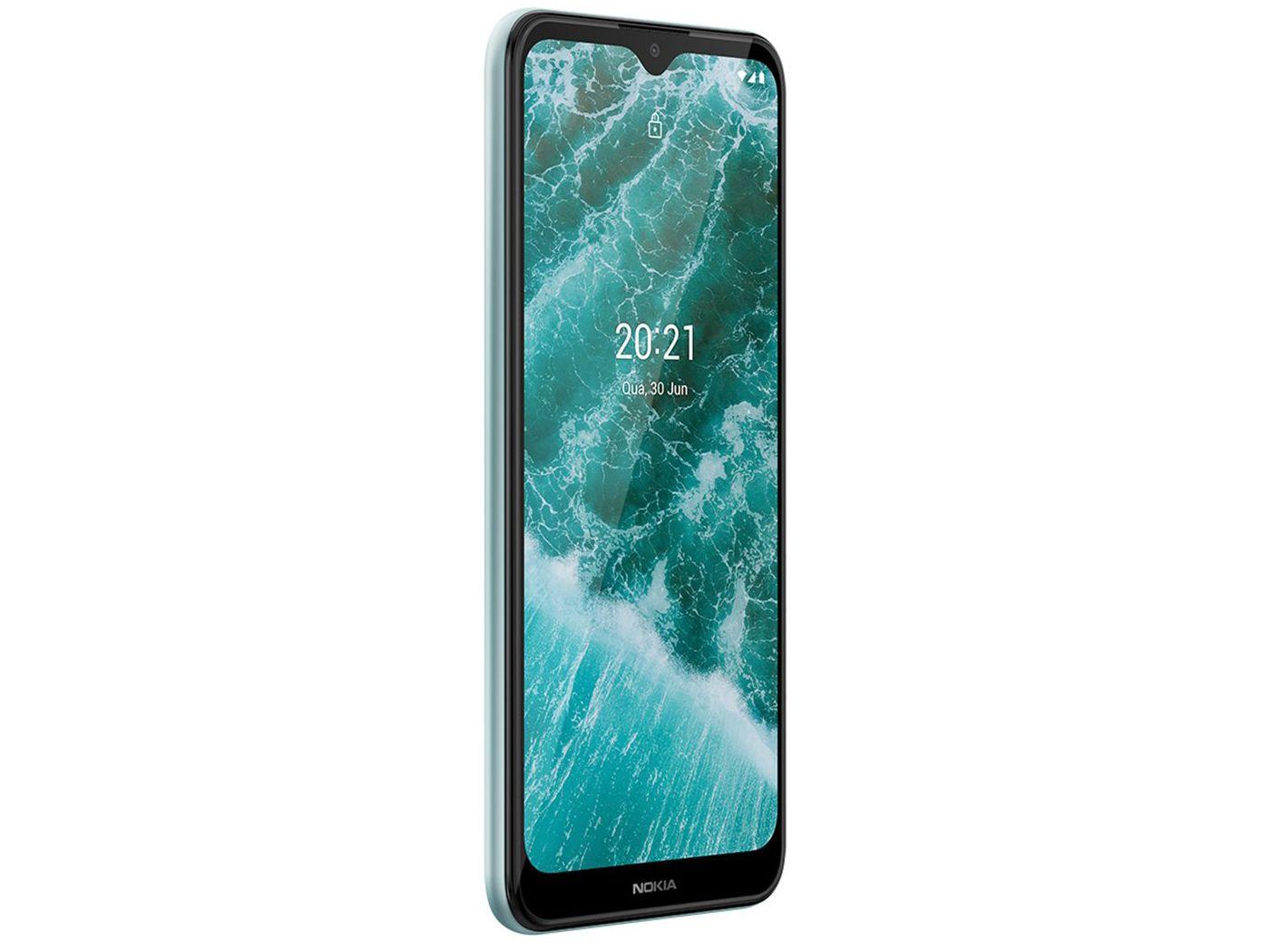 Smartphone Nokia C30 64GB Branco 4G Octa-Core 2GB RAM 6,82” Câm. Dupla + Selfie 5MP Dual Chip