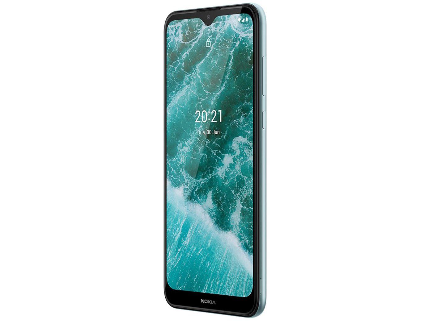 Smartphone Nokia C30 64GB Branco 4G Octa-Core 2GB RAM 6,82” Câm. Dupla + Selfie 5MP Dual Chip