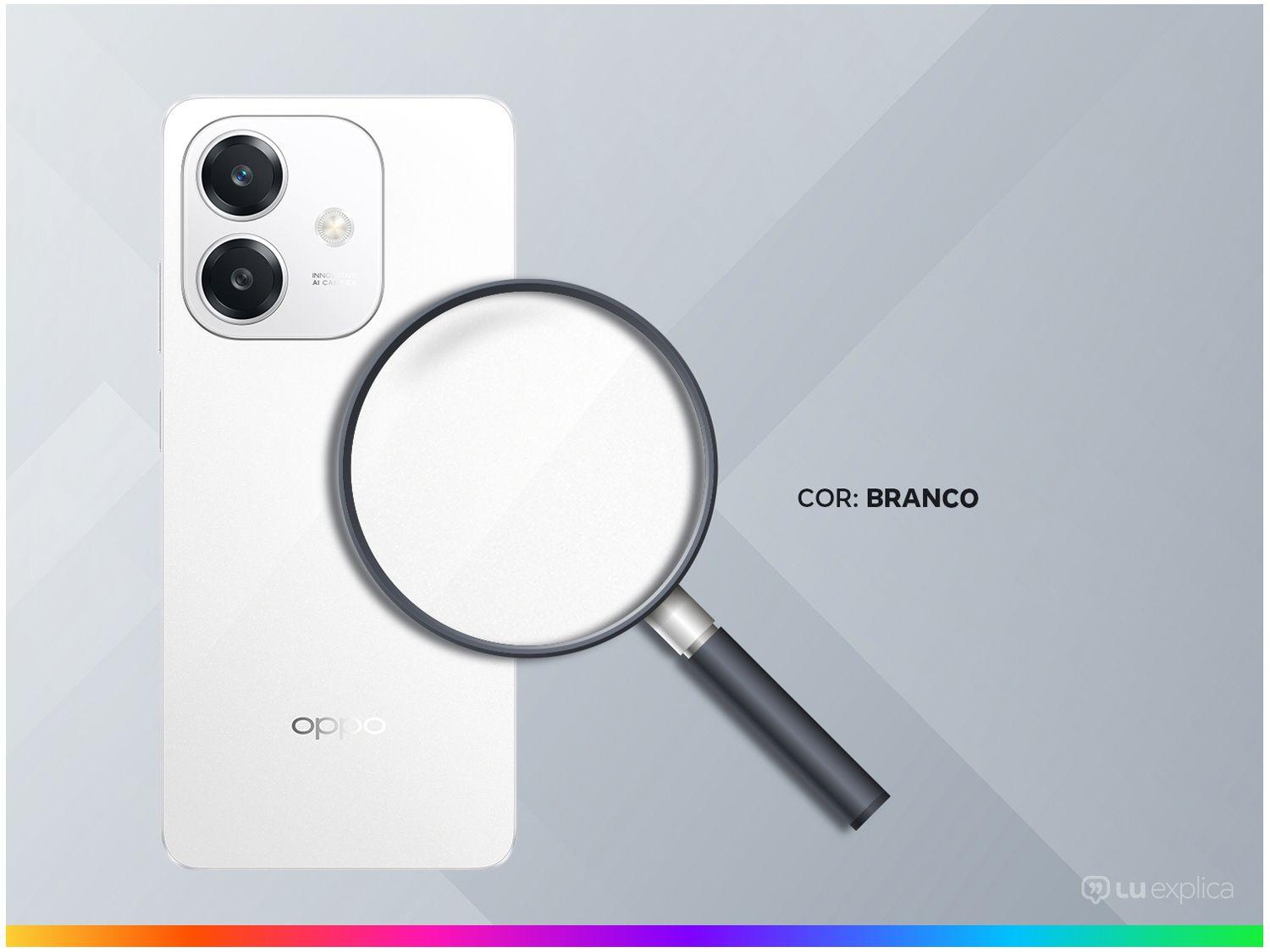 Smartphone OPPO A60 256GB Branco 8GB