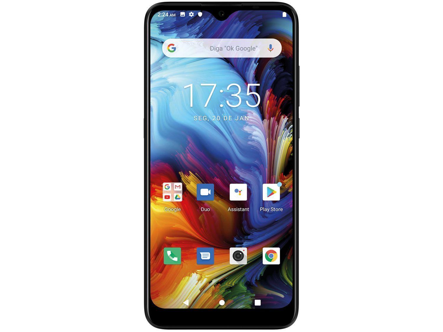 Smartphone Philco HIT P10 128GB Dourado 4G - Octa-Core 4GB 6,2” Câm. Tripla + Selfie 8MP