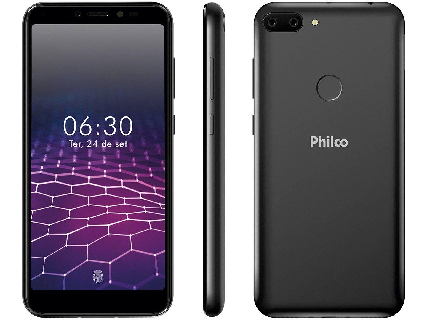 Smartphone Philco PCS01 64GB Preto 4G Octa-Core