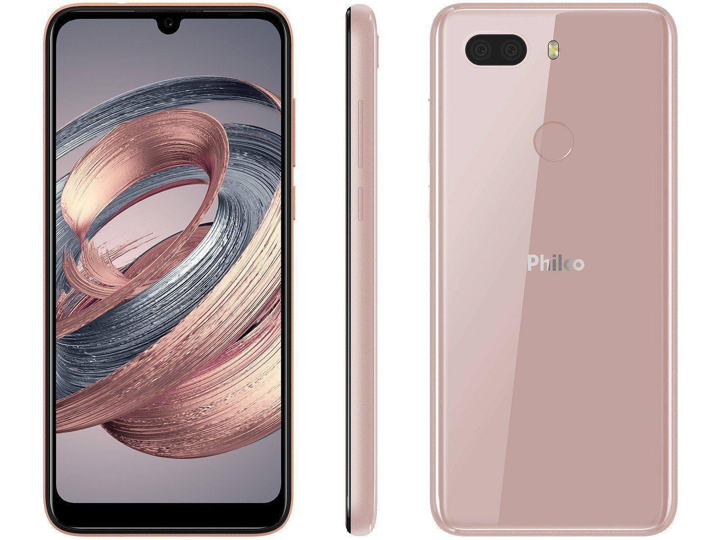 Smartphone Philco PCS02RG Hit Max 128GB Rose Gold
