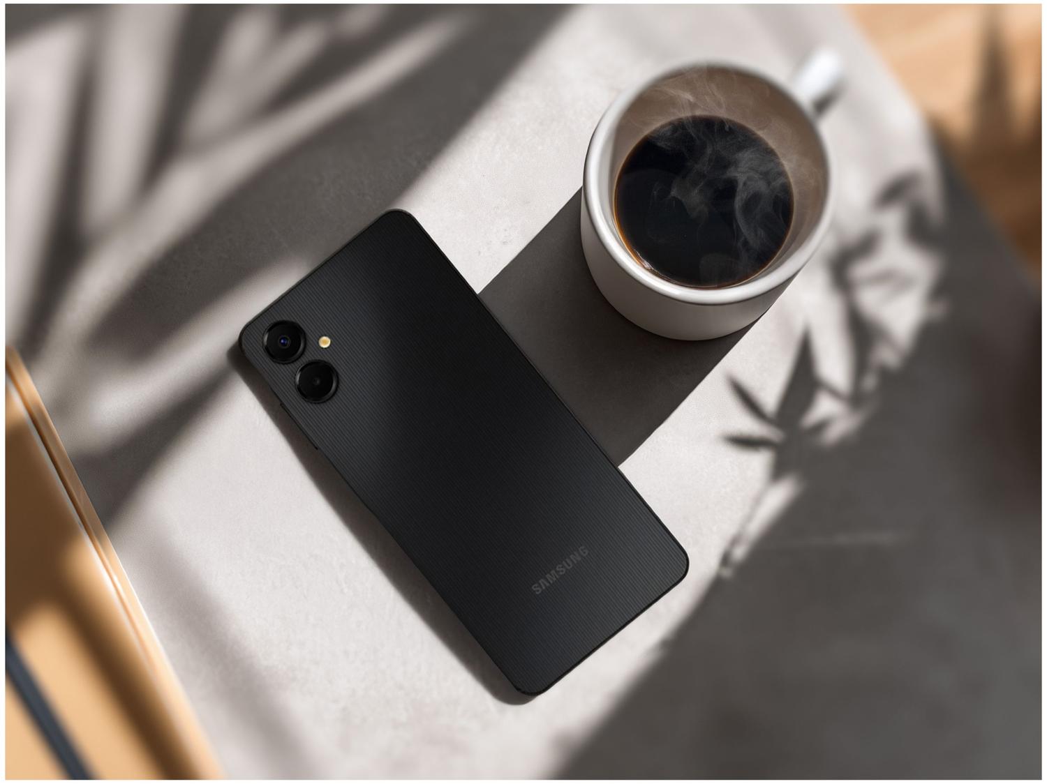 Smartphone Samsung Galaxy A06 5G 128GB 4GB RAM Preto Câm. 50MP +