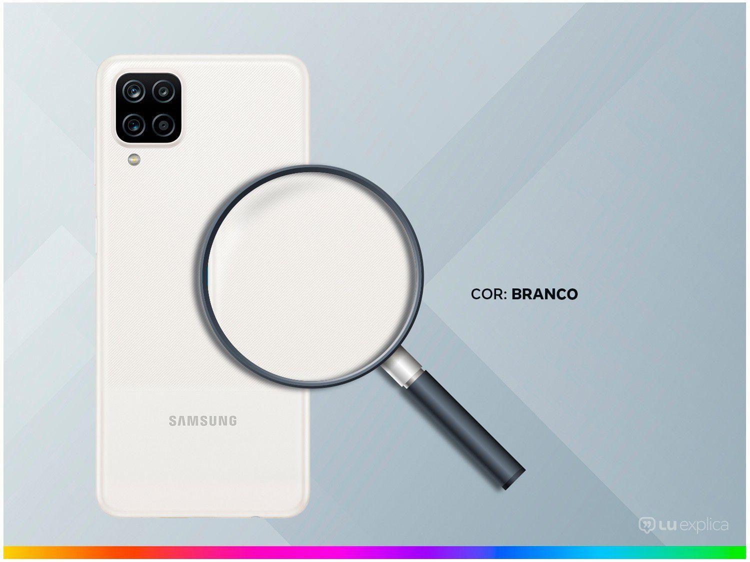 Smartphone Samsung Galaxy A12 64GB Branco 4G