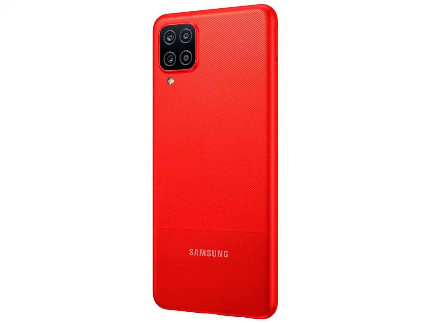 Smartphone Samsung Galaxy A12 64GB Vermelho 4G