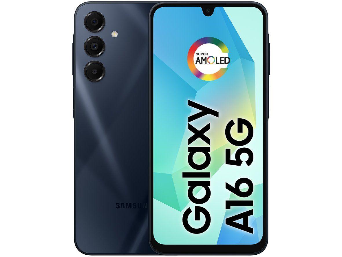 Smartphone Samsung Galaxy A16 128GB Azul Escuro 5G 4GB RAM 6,7" FHD+ Câm Tripla até 50MP + Selfie 13MP Bateria 5000mAh