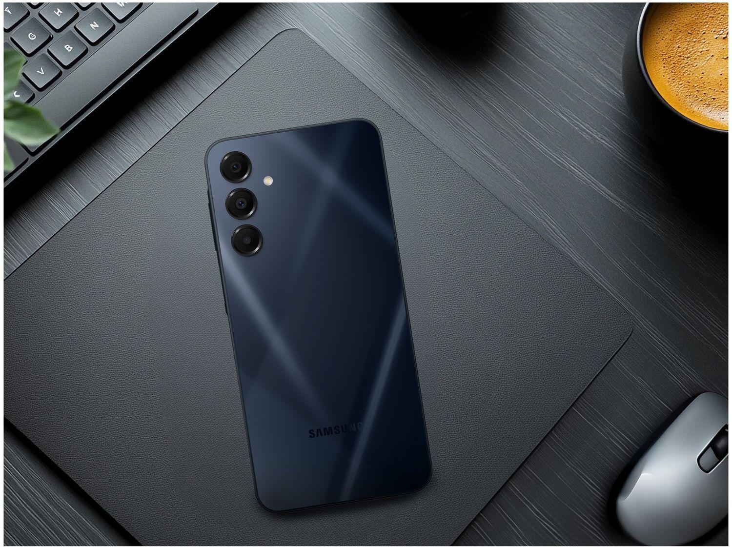 Smartphone Samsung Galaxy A16 128GB Azul Escuro 5G 4GB RAM 6,7