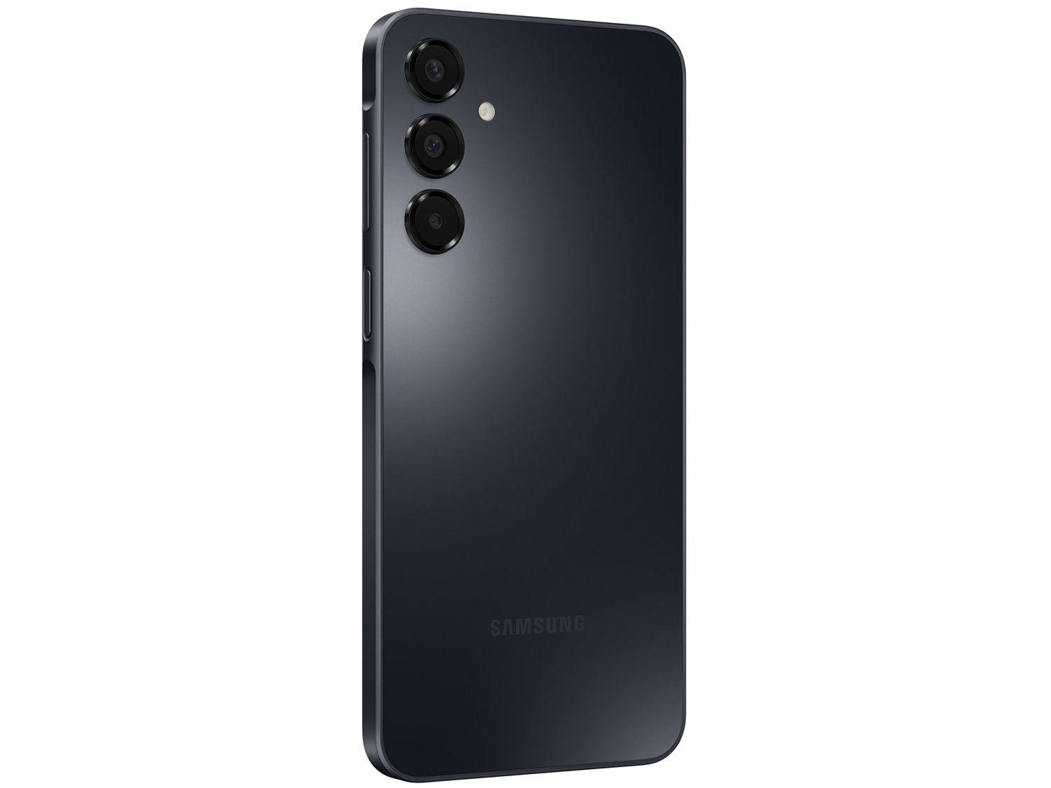 Smartphone Samsung Galaxy A16 256GB Preto Claro 8GB RAM 6,7" FHD+ Selfie Câm Tripla +13MP