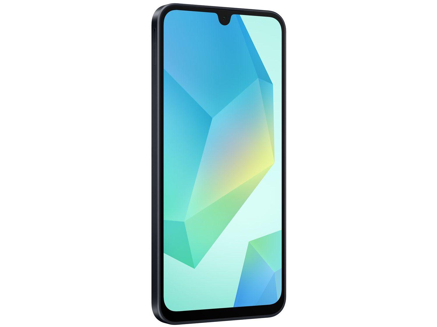 Smartphone Samsung Galaxy A16 256GB Preto Claro 8GB RAM 6,7" FHD+ Selfie Câm Tripla +13MP
