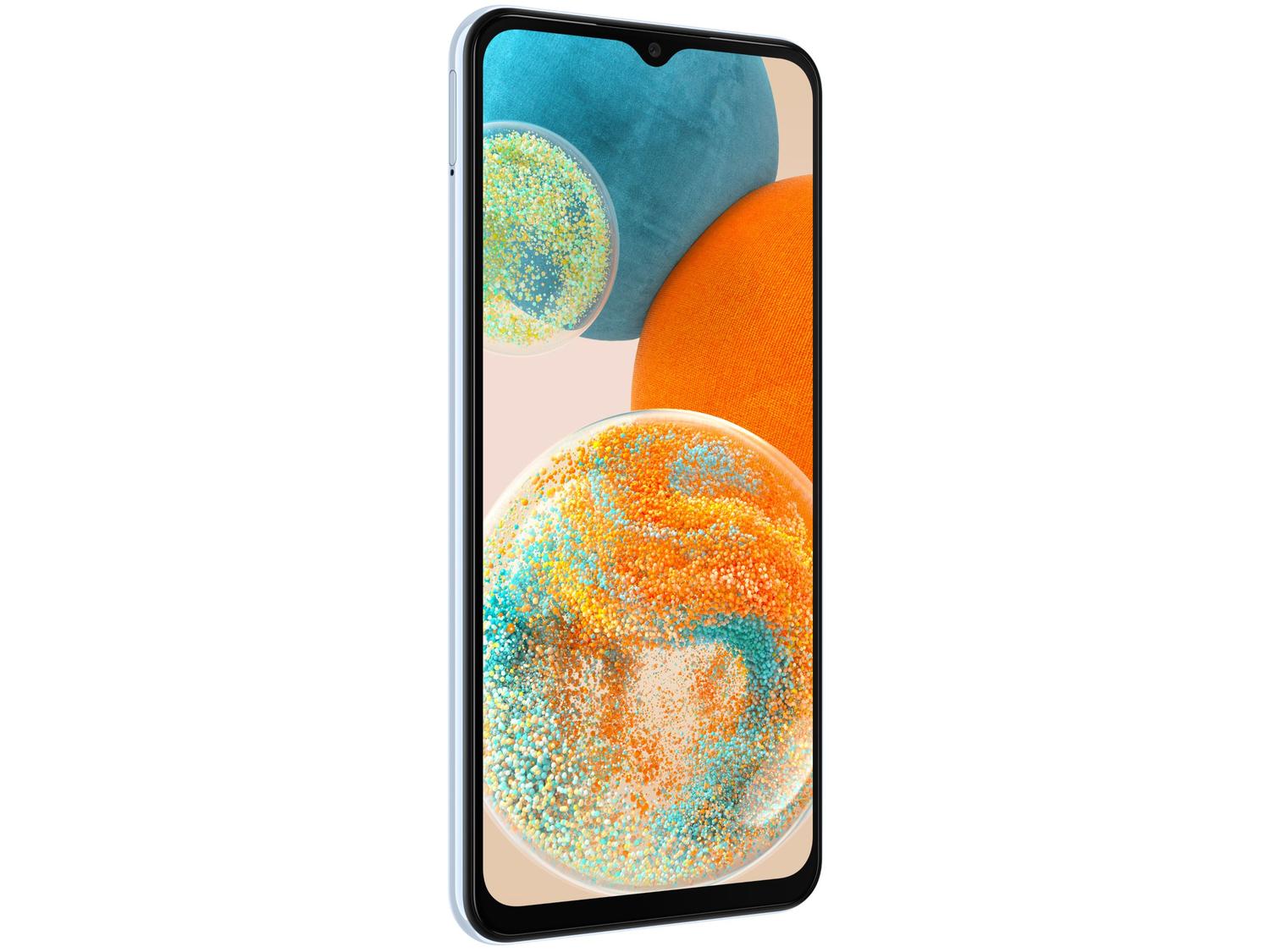 Smartphone Samsung Galaxy A23 128GB Azul 5G Octa-Core 4GB RAM 6,6” Câm. Quádrupla + Selfie 8MP
