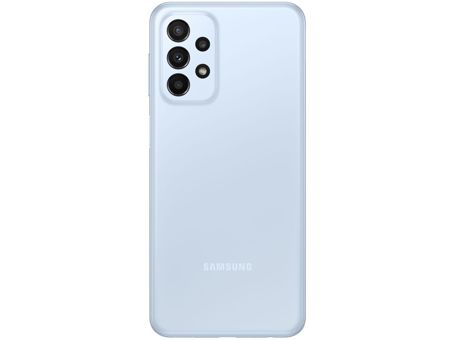 Smartphone Samsung Galaxy A23 128GB Azul 5G Octa-Core 4GB RAM 6,6” Câm. Quádrupla + Selfie 8MP