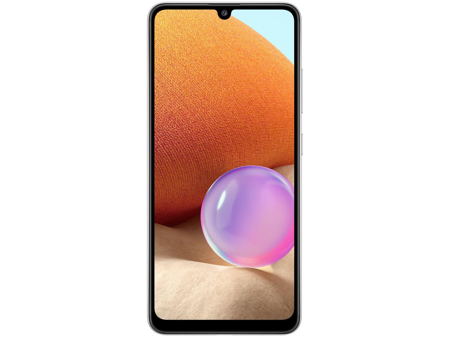 Smartphone Samsung Galaxy A32 128GB Branco 4GB RAM 6,4" Câm. Quádrupla + Selfie 20MP Dual Chip