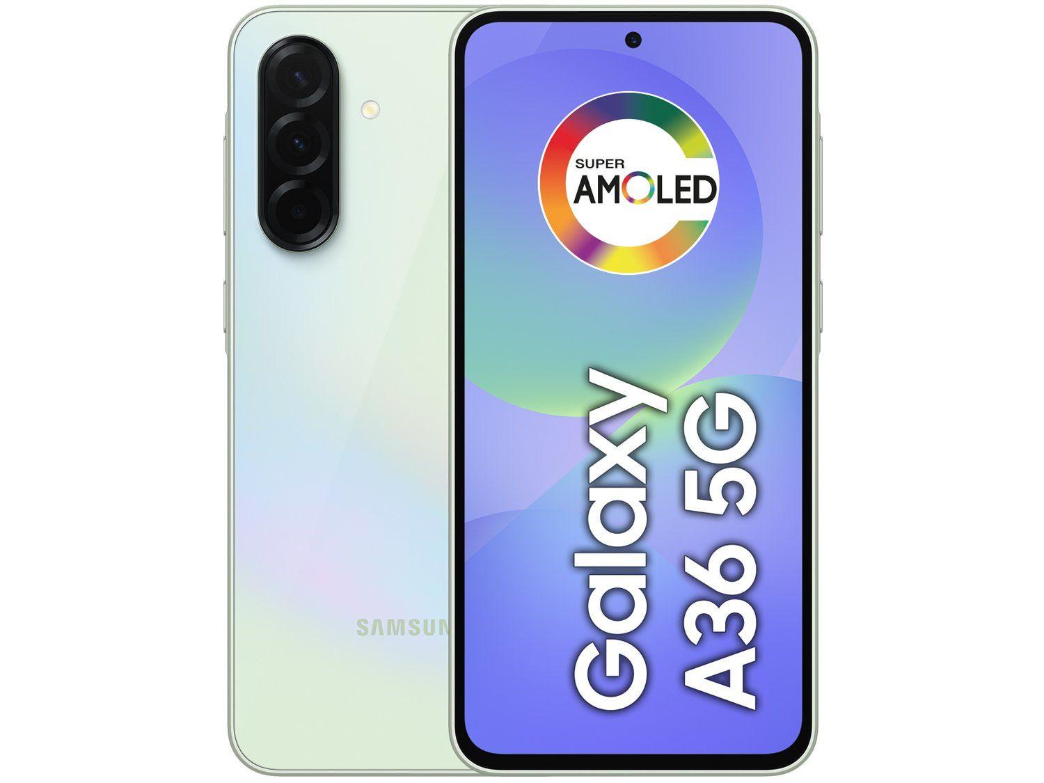 Smartphone Samsung Galaxy A36 256GB 5G 8GB RAM Verde 6,7" Câm. Tripla + 12MP
