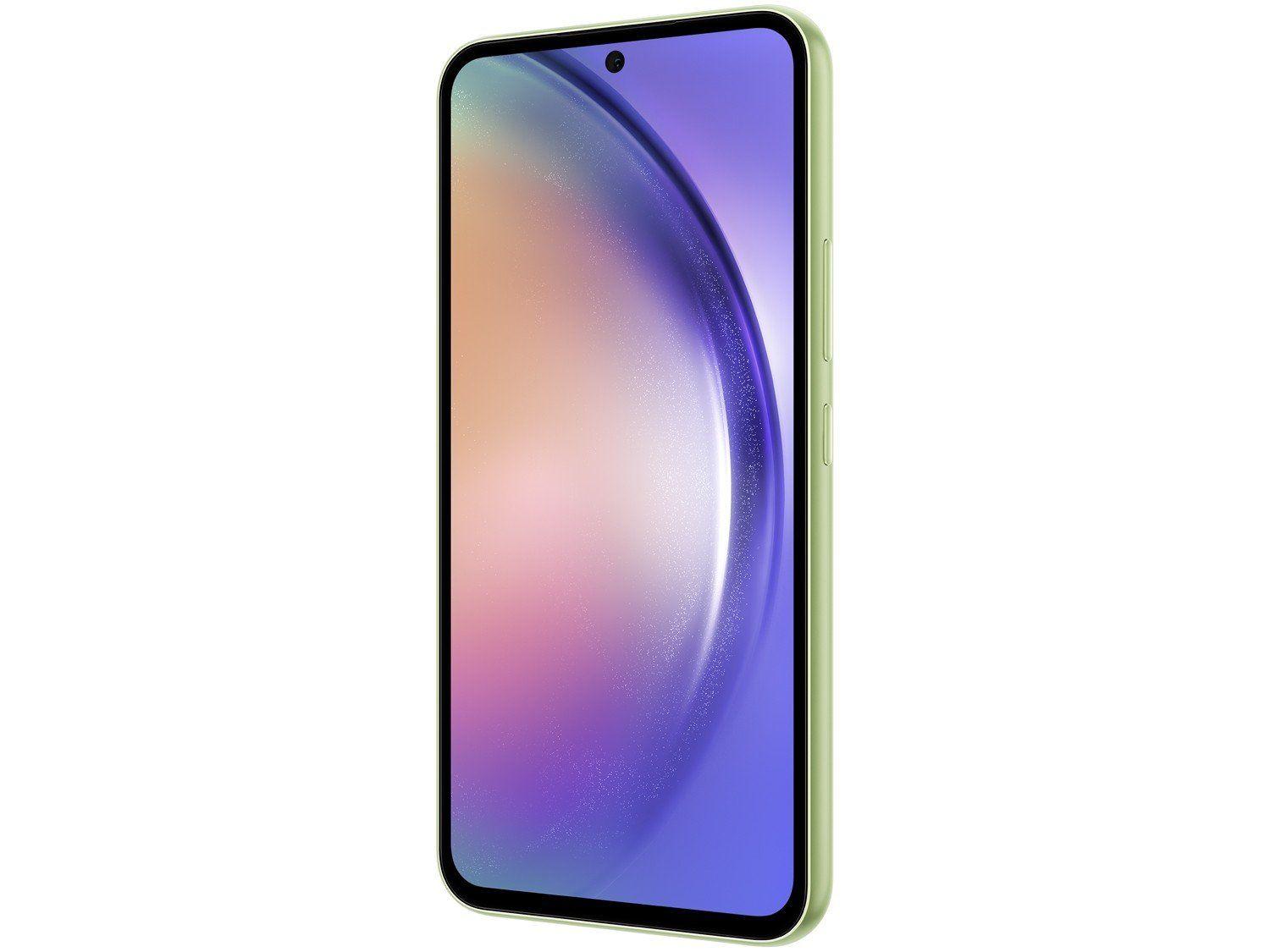 Smartphone Samsung Galaxy A54 128GB Verde Lima 5G Octa-Core 8GB RAM 6,4" Câm. Tripla + Selfie 32MP Dual Chip