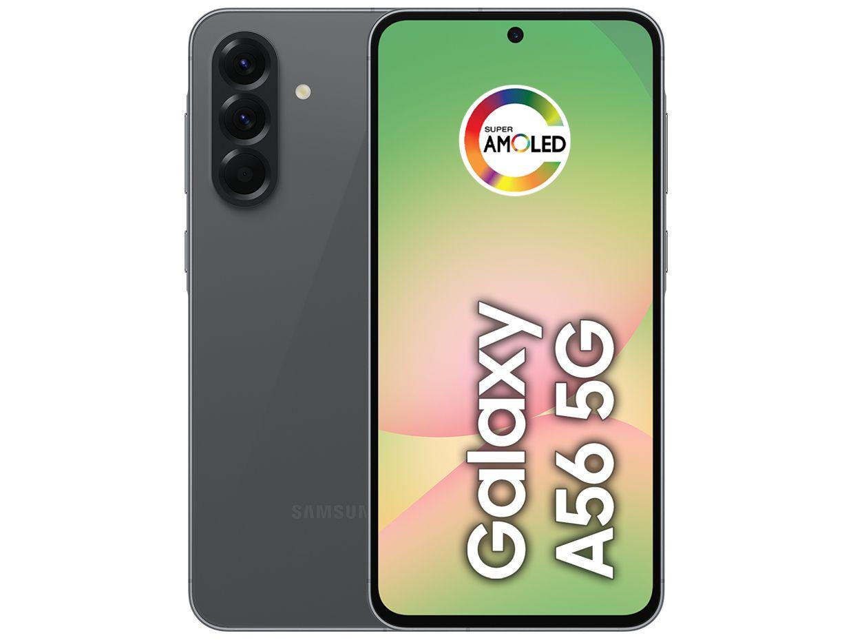 Smartphone Samsung Galaxy A56 128GB 5G 8GB RAM Preto 6,7" Câm Tripla + Selfie 12MP