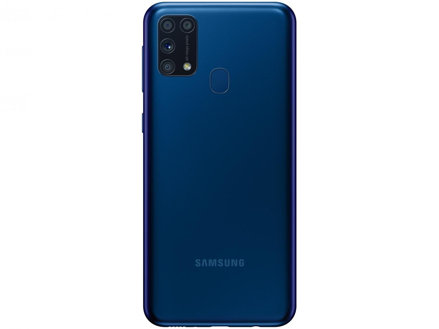 Smartphone Samsung Galaxy M31 128GB Azul 4G - 6GB RAM Tela 6,4” Câm ...