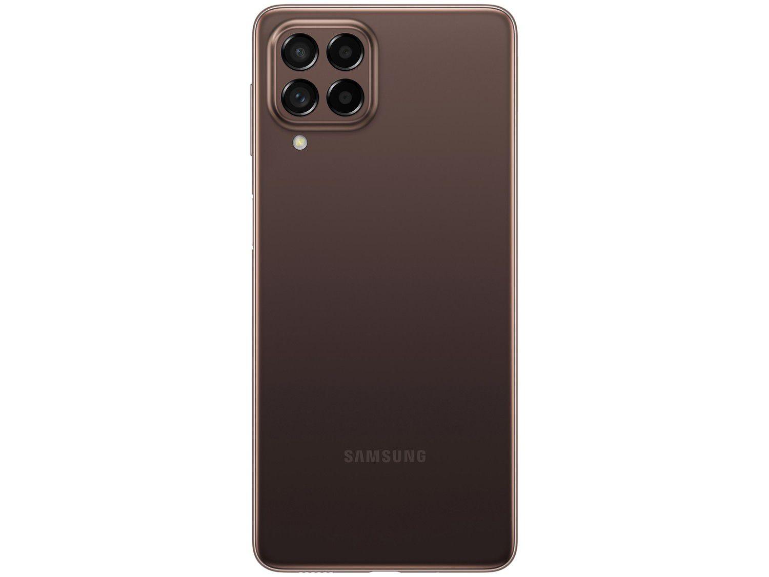 Smartphone Samsung Galaxy M53 128GB Marrom 5G Octa-Core 8GB RAM 6,7" Câm. Quádrupla + Selfie 32MP Dual Chip