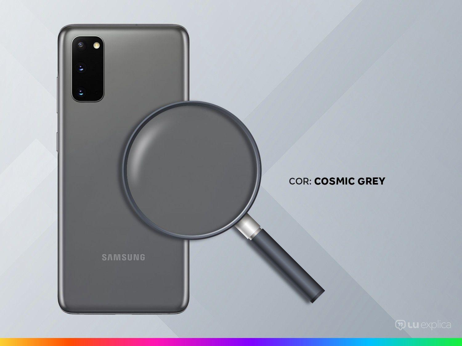 Smartphone Samsung Galaxy S20 128GB Cosmic Gray 4G Octa-Core 8GB