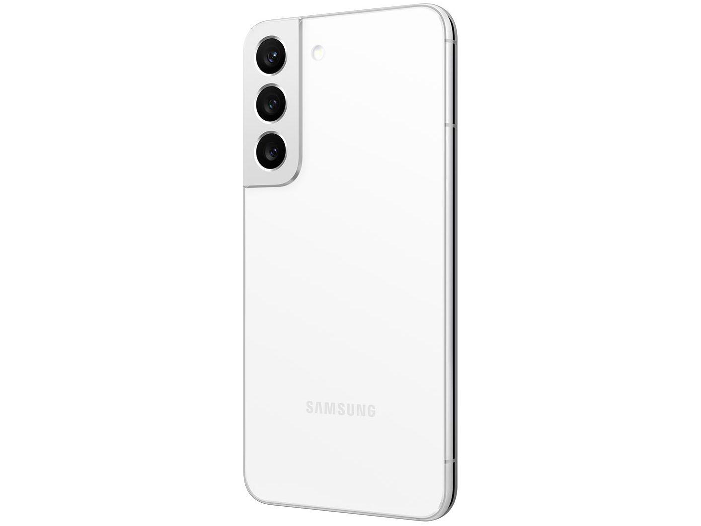 Smartphone Samsung Galaxy S22 256GB Branco 5G Octa