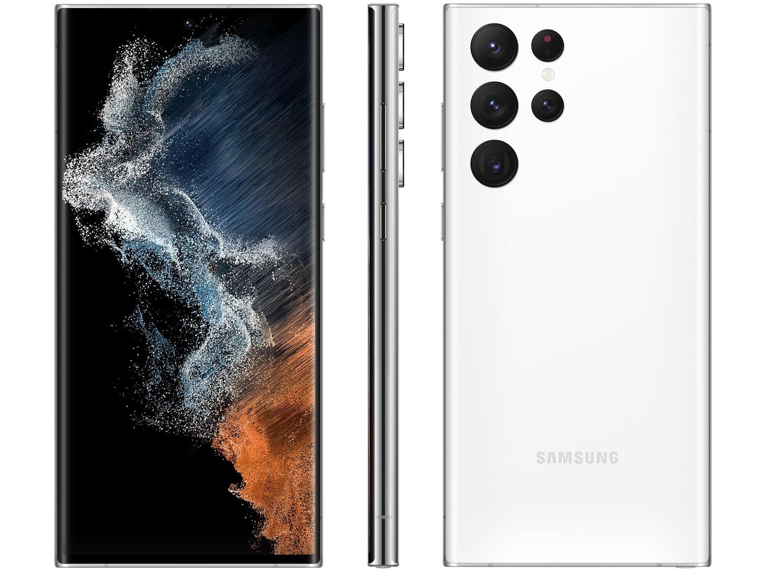 【おすすめ】 Smartphone Samsung Galaxy S22 Ultra 256GB Branco - Galaxy スマートフォン本体
