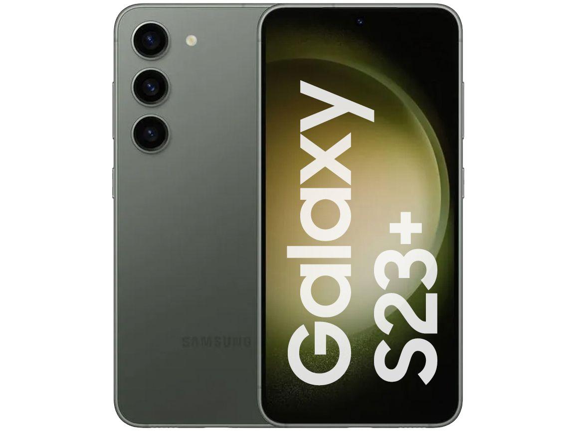 Smartphone Samsung Galaxy S23+ 512GB Verde 5G 8GB RAM 6,6” Câm. Tripla + Selfie 12MP
