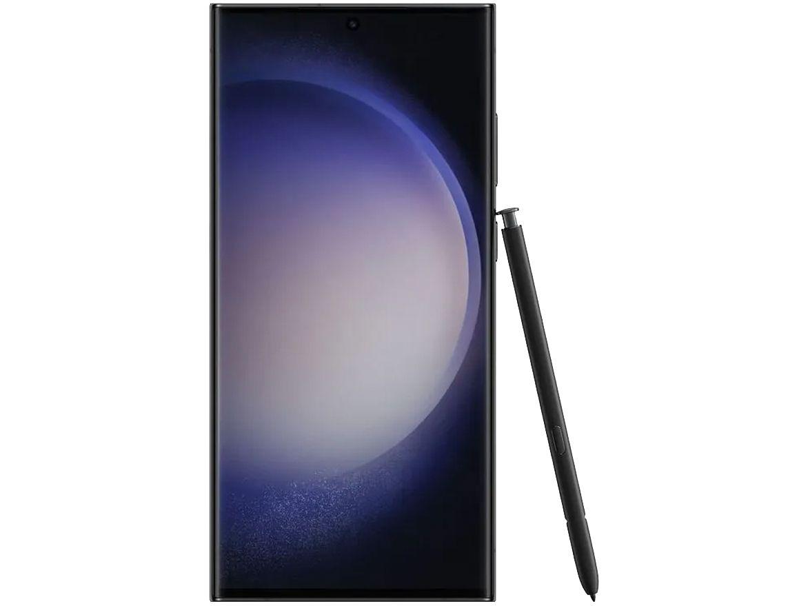 Smartphone Samsung Galaxy S23 Ultra 512GB Preto 5G 12GB RAM 6,8” Câm. Quádrupla + Selfie 12MP