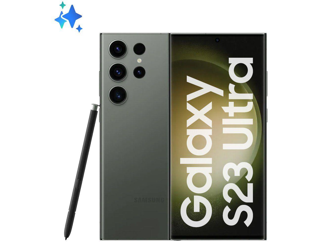 Smartphone Samsung Galaxy S23 Ultra 512GB Verde 5G 12GB RAM 6,8