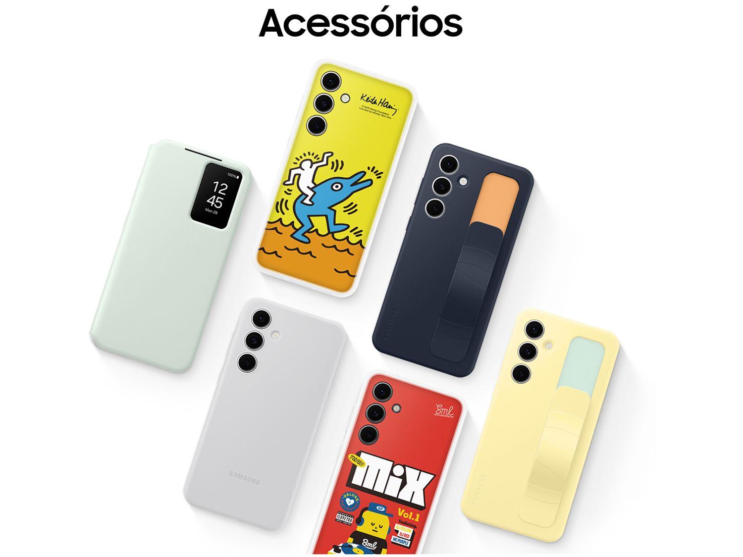 Smartphone Samsung Galaxy S24 FE 128GB Azul 5G 8GB RAM 6,7" Câm. Tripla + Selfie 10MP