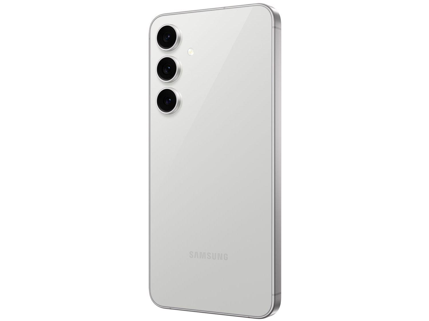 Smartphone Samsung Galaxy S24 FE 256GB 5G 8GB RAM Cinza 6,7" Câm. Tripla + Selfie 10MP