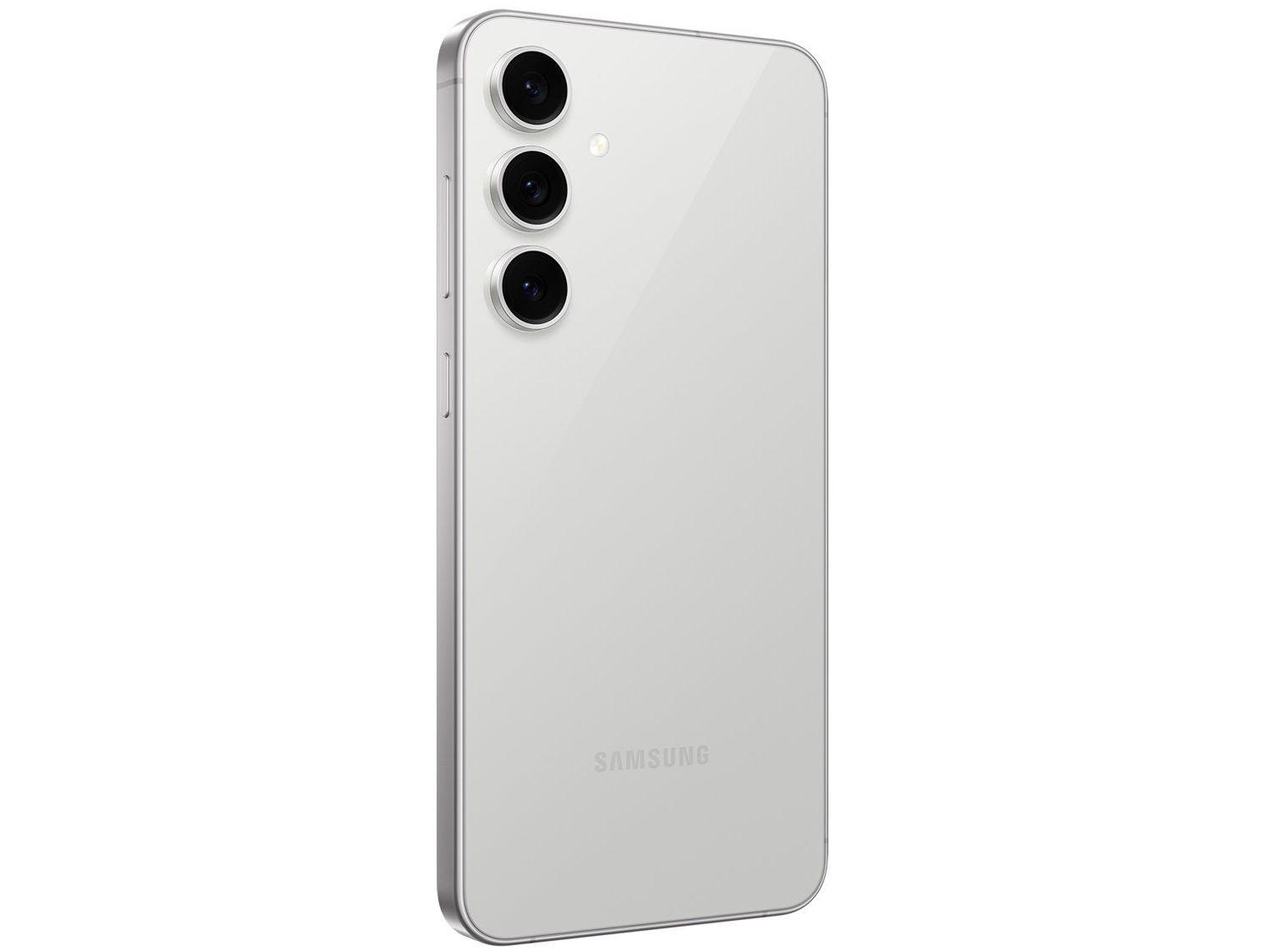 Smartphone Samsung Galaxy S24 FE 256GB 5G 8GB RAM Cinza 6,7" Câm. Tripla + Selfie 10MP