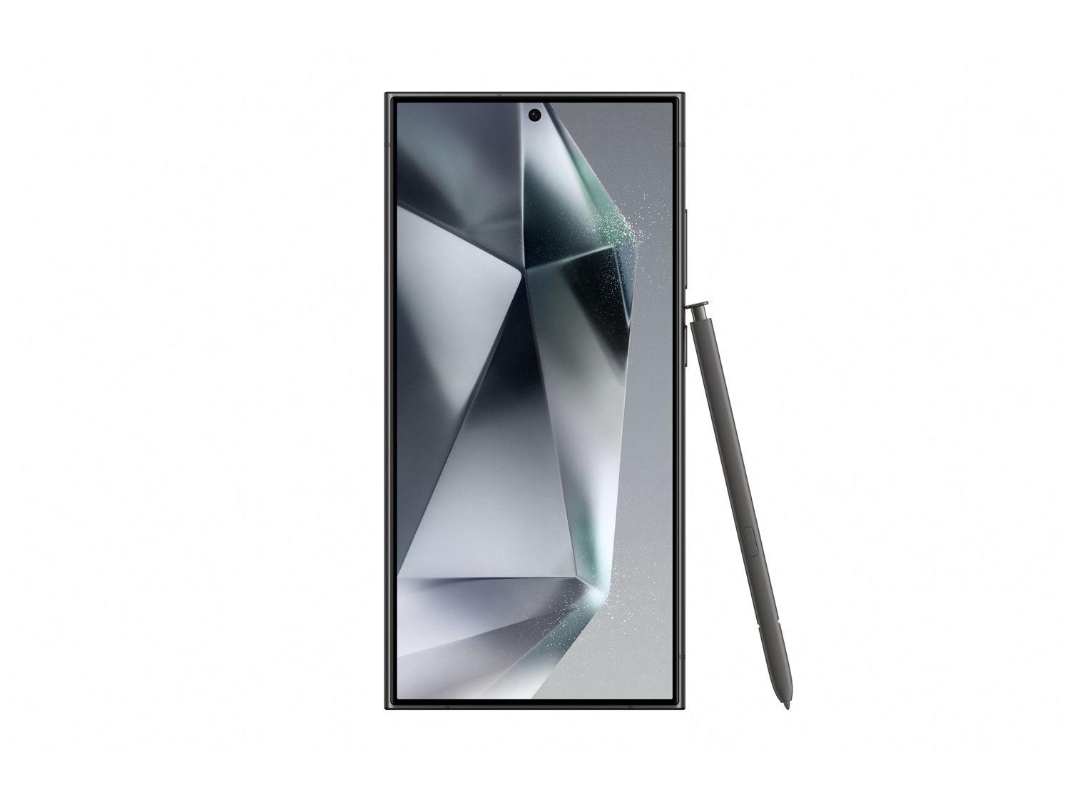 Smartphone Samsung Galaxy S24 Ultra 6,8" Galaxy AI 512GB Titânio Preto 5G 12GB RAM Câm. Quádrupla 200MP + Selfie 12MP Bateria 5000mAh Dual Chip