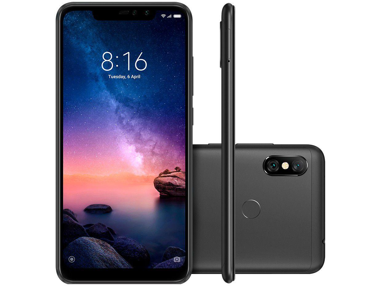 Smartphone Xiaomi Redmi Note 6 Pro 64GB Preto - 4G 4GB RAM
