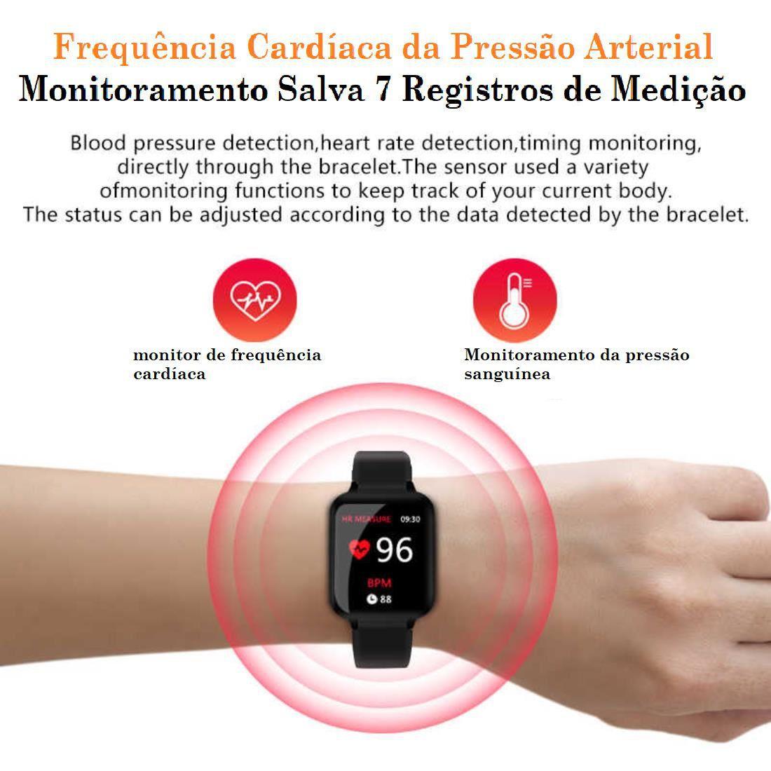 smartwatch b57 original app heroband 3 sports fitness relógio inteligente
