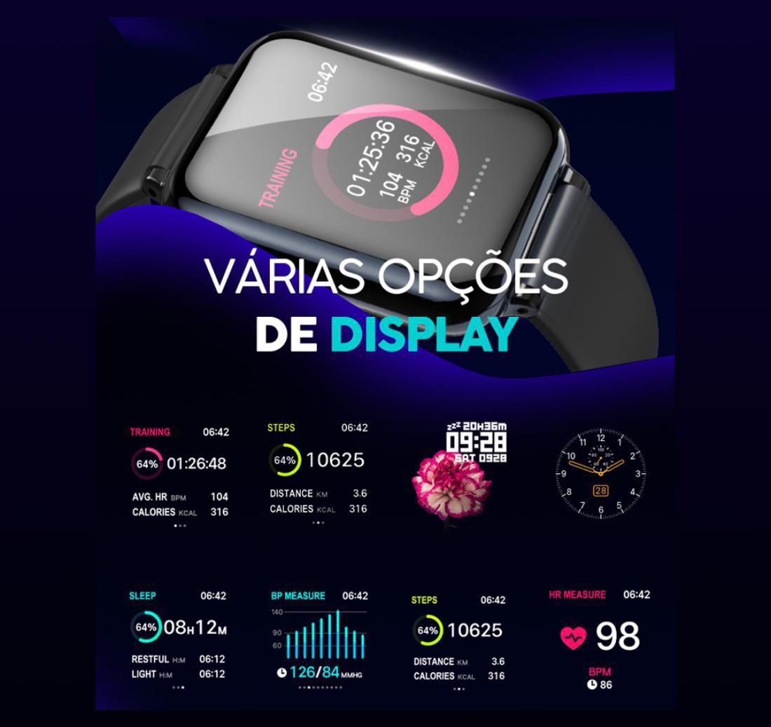 smartwatch b57 original app heroband 3 sports fitness relógio inteligente