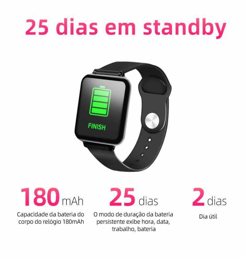 smartwatch b57 hero band 3 magazine luiza