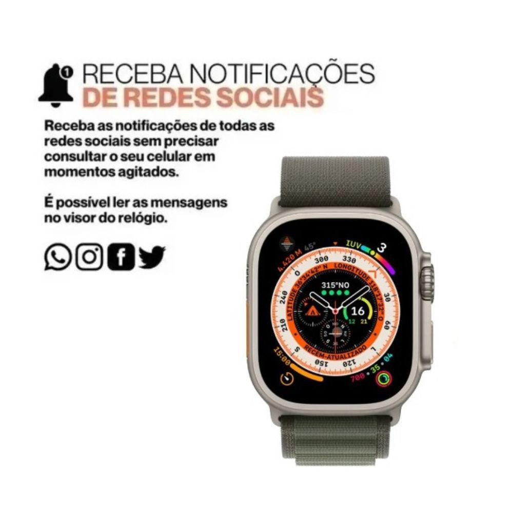 Smartwatch Relógio Digital S8 Pro Para Android E Ios - E_IDEIAS ONLINE