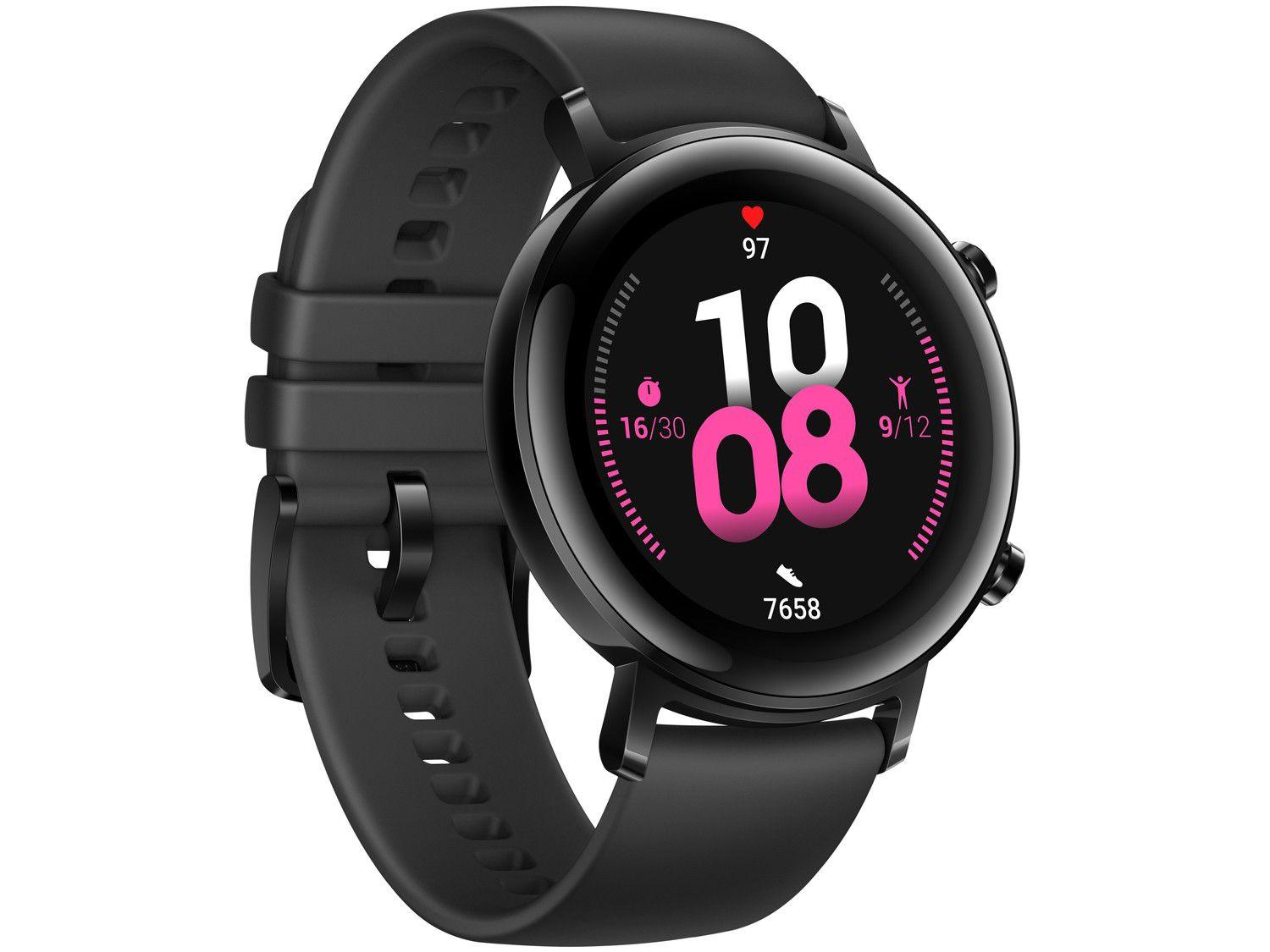 Smartwatch Huawei GT2 42mm - Preto 4GB - Smartwatch e Acessórios - Magazine Luiza