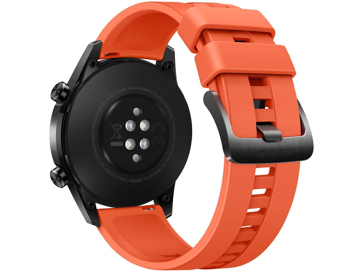 Smartwatch Huawei GT2 Laranja 46mm 4GB Smartwatch e Acessórios