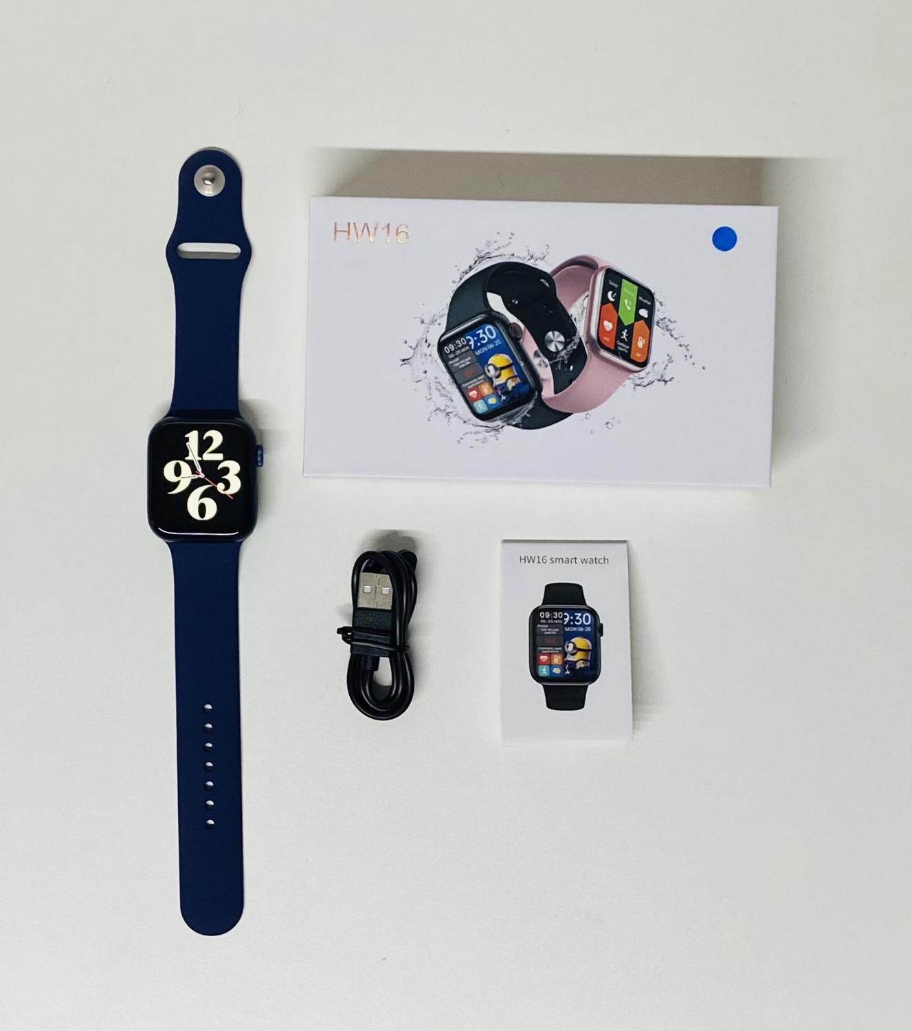 smartwatch hw16 azul