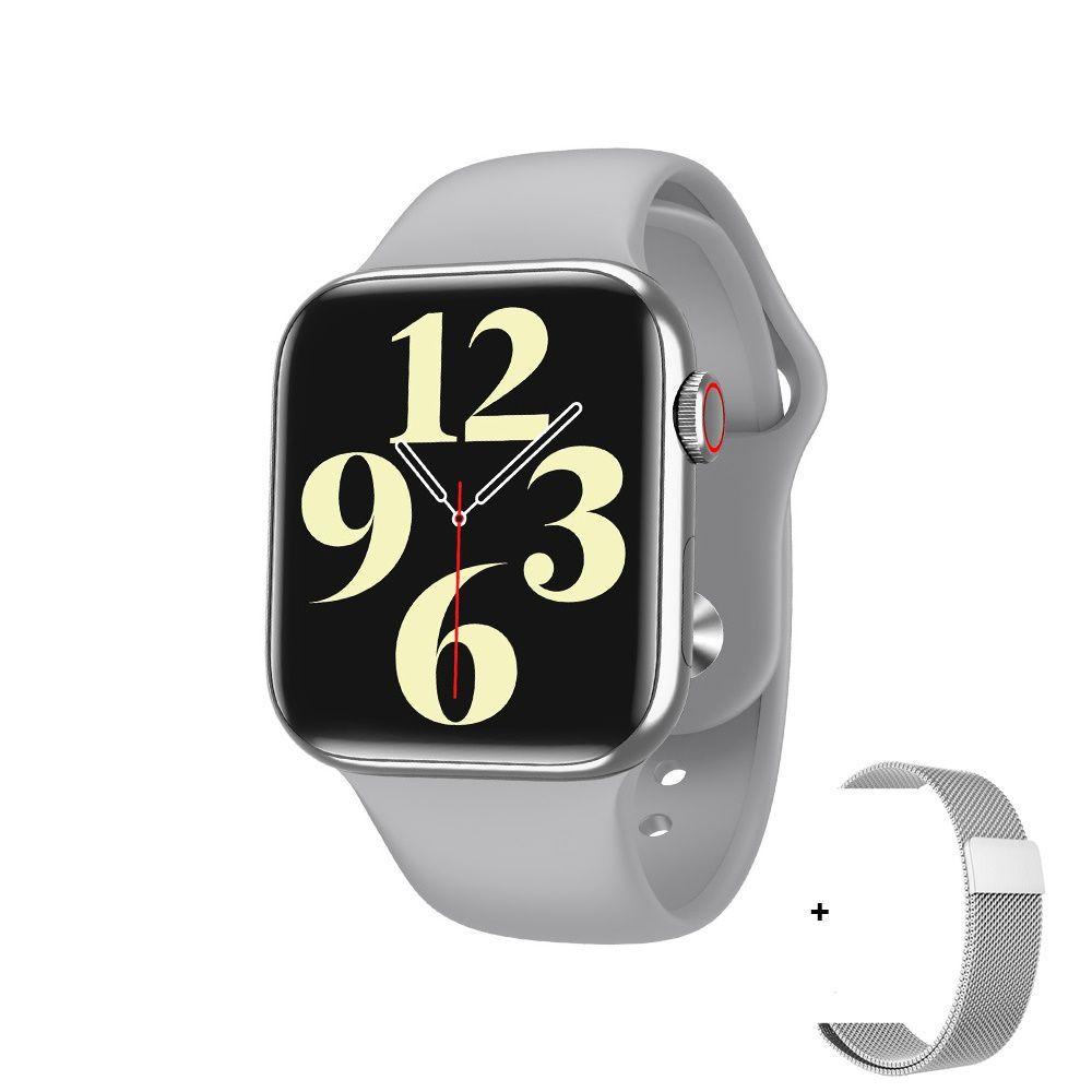 smartwatch hw16 prata