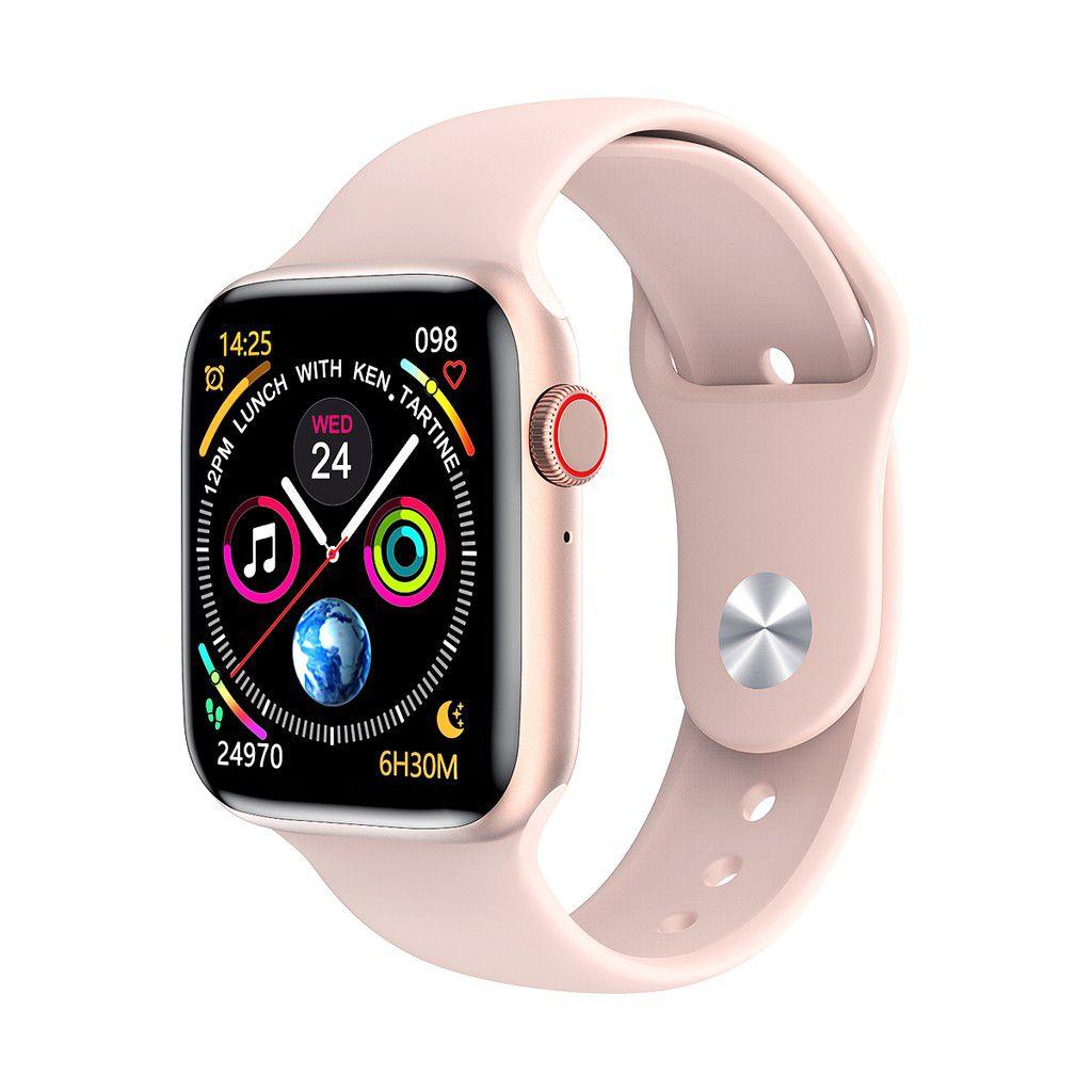 smartwatch pulseira rose gold